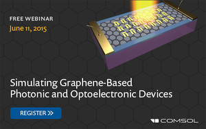 Tutorial models for COMSOL Webinar "Simulating Graphene-Based Photonic and Optoelectronic Devices" 