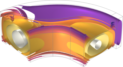 模拟车用橡胶的固化过程