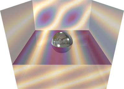 基板上的嵌入散射体