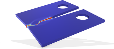 Crack Propagation Using Phase Fields 