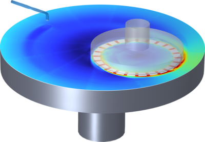 化学机械抛光 (CMP) 设备中的流场与磨粒运动仿真