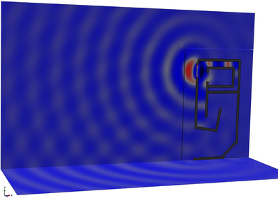 一款经典开口式音箱的仿真分析